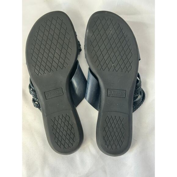 St. John's Bay Dark Blue Women's Sandals Size 7 - Picture 3 of 3